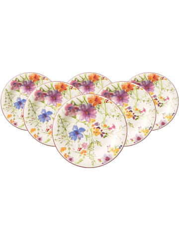 Villeroy & Boch 6er Set Frühstücksteller Mariefleur Basic in Bunt ø 21,5 cm in bunt