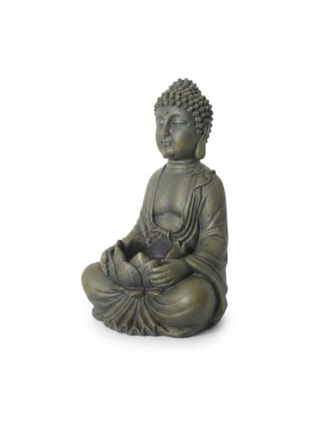 relaxdays Buddha-Figur in Bronze - (H)30 cm