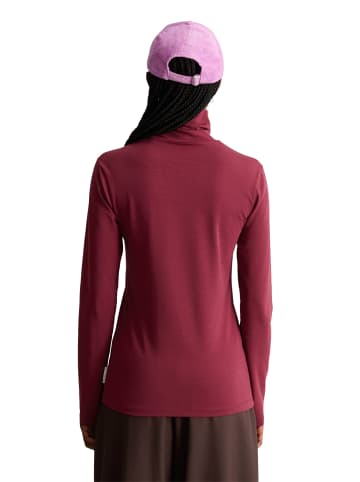 Marc O'Polo DENIM Turtleneck Longsleeve slim in Deep Burgundy