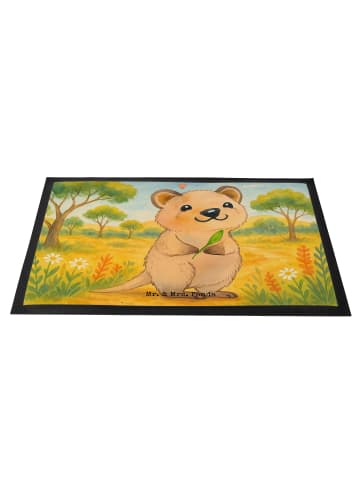 Mr. & Mrs. Panda Schmutzfangmatte Quokka Happy Design ohne Spruch in Weiß