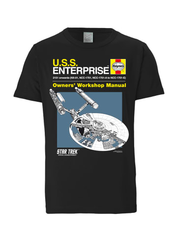 Logoshirt T-Shirt Haynes Manual - Star Trek in schwarz