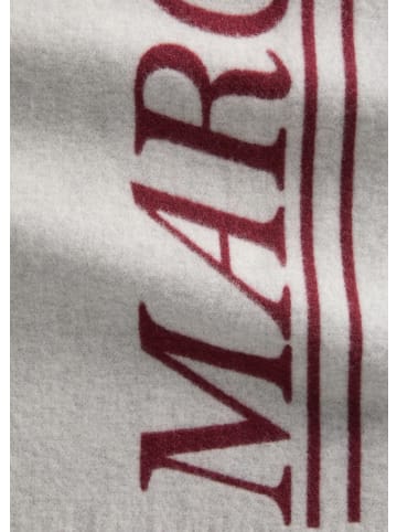 Marc O'Polo DENIM Logo-Schal in Medium Red