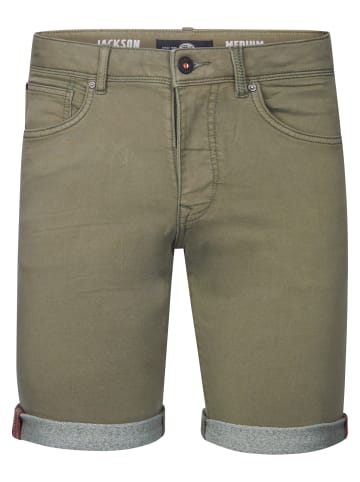 Petrol Industries Jackson Farbige Denim-Shorts Coconut in Grün