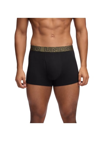 Under Armour Boxershort 3er Pack in Schwarz/Grün