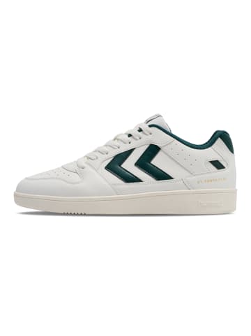 Hummel Schnürsenkel Sneaker St. Power Lebensstil Erwachsene in WHITE/GREEN