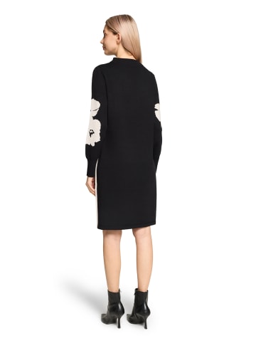 Betty Barclay Strickkleid in schwarz weiß - 0001
