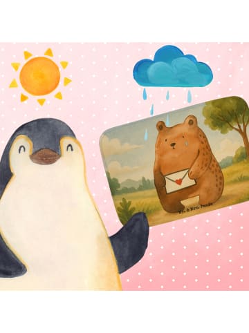 Mr. & Mrs. Panda Badteppich Bär Vermissen Design ohne Spruch in Weiß