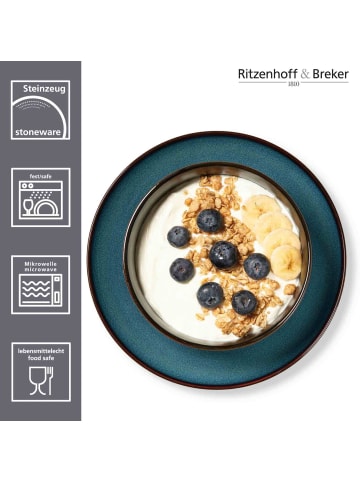 Ritzenhoff & Breker 12-tlg. Frühstücks-Set Bali in Blau