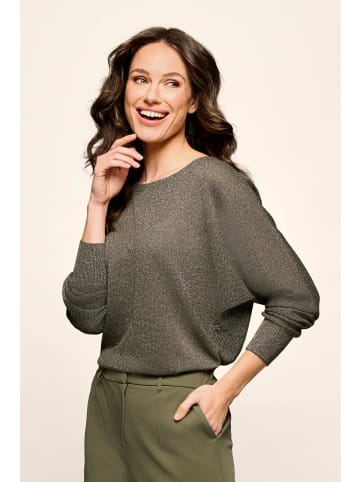 Mart Visser Aylene Lurex Pullover Olivgrün