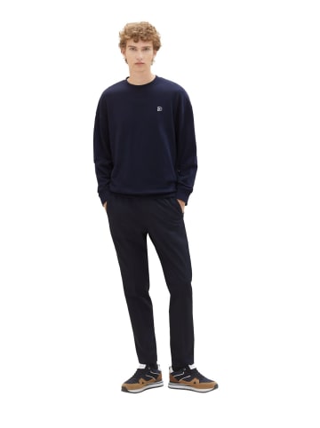 TOM TAILOR Denim Stoffhose / Chino RELAXED TAPERED CHINO comfort/relaxed in Blau