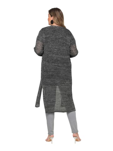 MIAMODA Strickjacke in schwarz