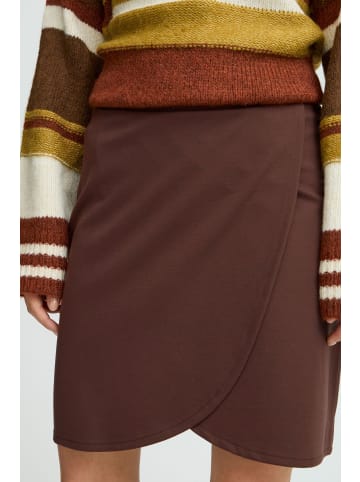 b. young BYPARRIN WRAP MINI SKIRT - JERSEY Regular fit in Coffee Bean