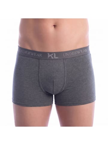Kisses and Love 2er-Set: Boxershorts in Gray