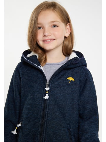 Schmuddelwedda Mädels Blouson + Tagesrucksack - Set in Marine Melange