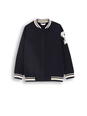 Coccodrillo Sweatshirt mit Reißverschluss in dunkelblau