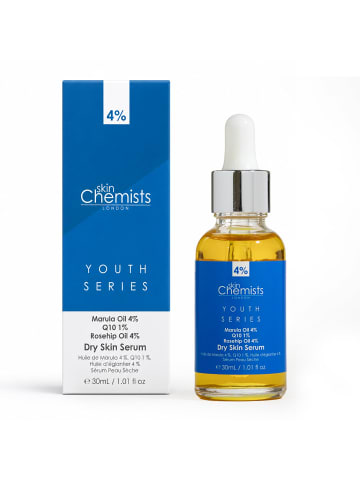 skinChemists Trockene Haut - Maruluaöl 4%, Q10 1%, Hagebuttenöl 4% 30ml