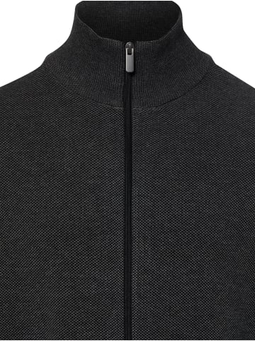 Nils Sundström Strickjacke in schwarz grau - 0001