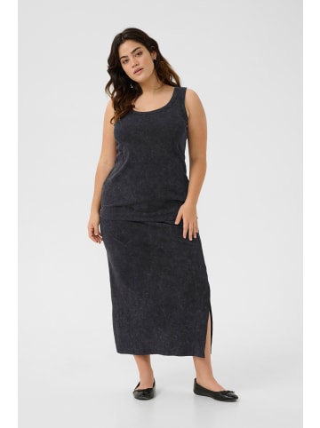 KAFFE curve Jerseytop KCdalia Tight fit in Black washed rib
