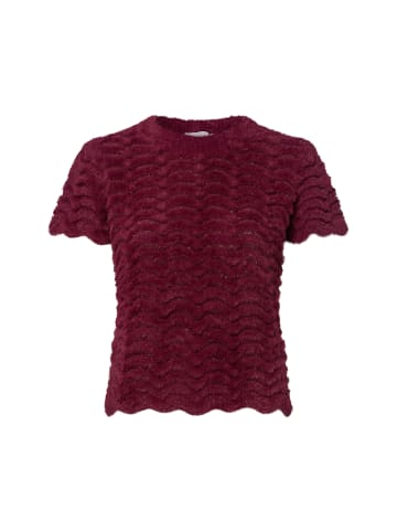 Rich & Royal Pullover Zig Zag in bordeaux - 0001