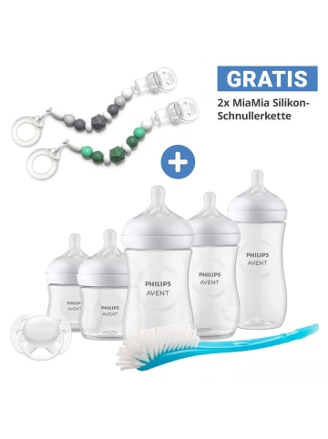 Philips Avent 7-tlg. Neugeborenen-Starter-Set Natural Response in weiss,grau