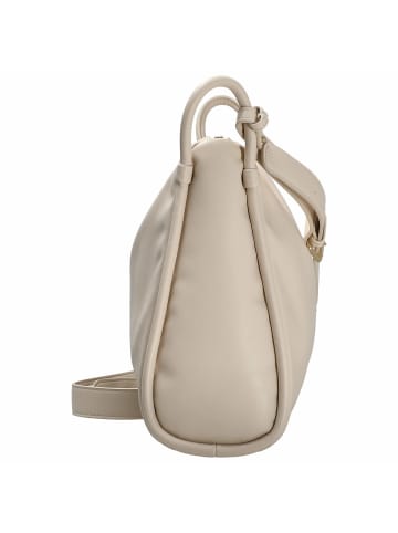 Seidenfelt Kaavi - Umhängetasche 30 cm (black/gold) in cotton beige/gold