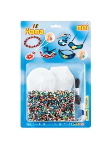 Hama Blister-Set Mini-Bügelperlen "Schmuck" in bunt