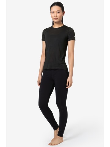 super.natural Merino T-Shirt SIERRA140 TEE in schwarz