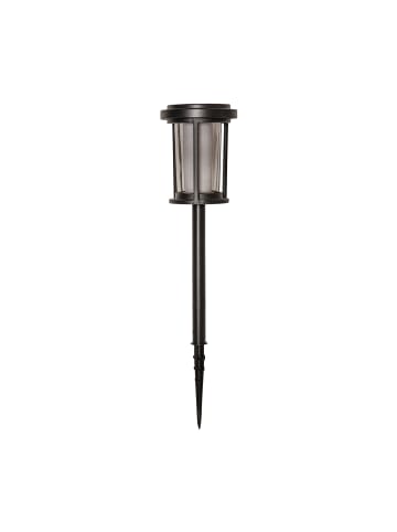 STAR Trading LED Solarlampe ,Alippa' zur Wegbeleuchtung, Dämmerungssensor, schwarz,