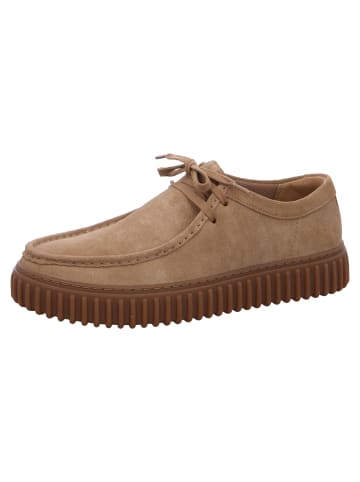 Clarks Schnürer Torhill Lo in Beige