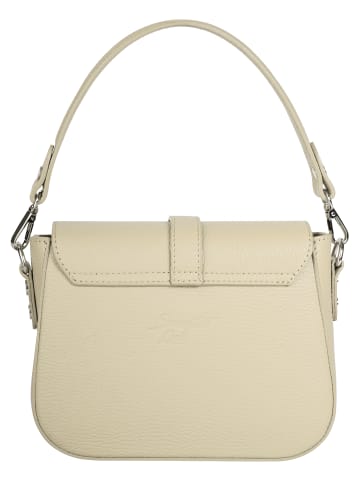 Samantha Look Umhängetasche echt Leder in beige