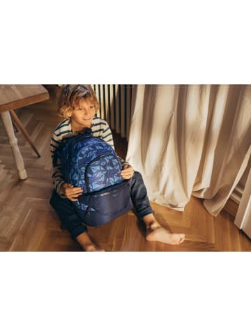 Belmil Premium 2-IN-1 Schultasche & Gürteltasche "Glacier Blue" mit Brustgurt