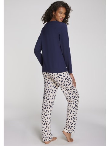 s.Oliver Pyjamahose in rosa-gemustert