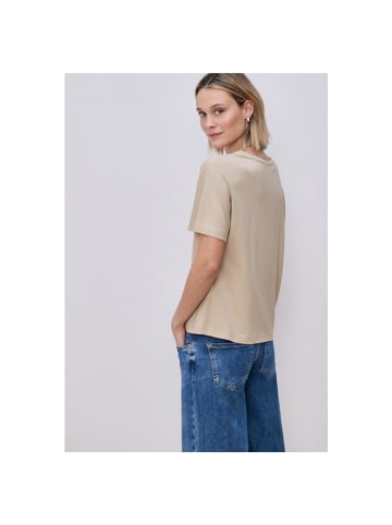 Street One T-Shirt in cotton beige