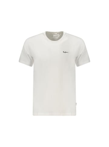 Pepe Jeans Weißes Baumwoll-T-Shirt