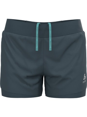 Odlo Short "2-In-1 Shorts Zeroweight 3 Inch" in Grau