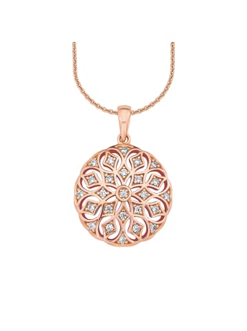 Amor Kette mit Anhänger Silber 925, rosévergoldet in Roségold