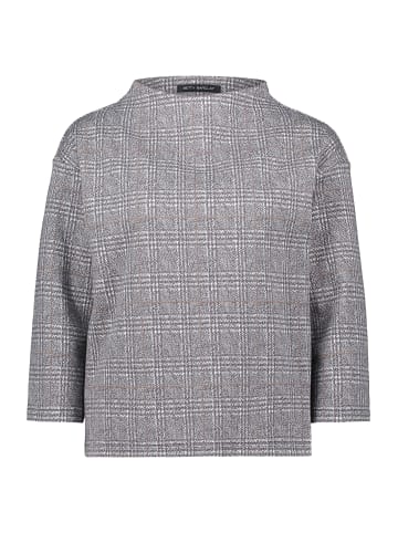 Betty Barclay Sweatshirt mit Kragen in Grau/Beige