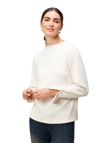 Zero  Sweatshirt mit Glitzerknopf in Eggnog