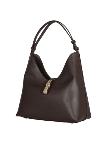 Furla Goccia M Hobo - Schultertasche 30.5 cm (nero) in cioccolato