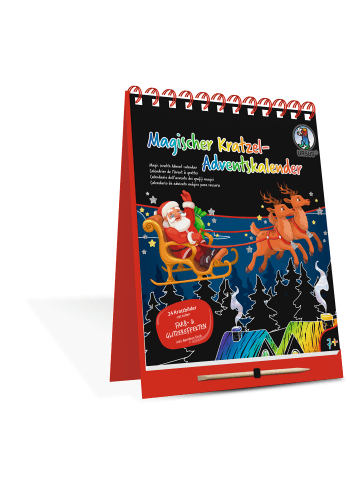 URSUS Magischer Kratzel Adventskalender - ab 3 Jahren