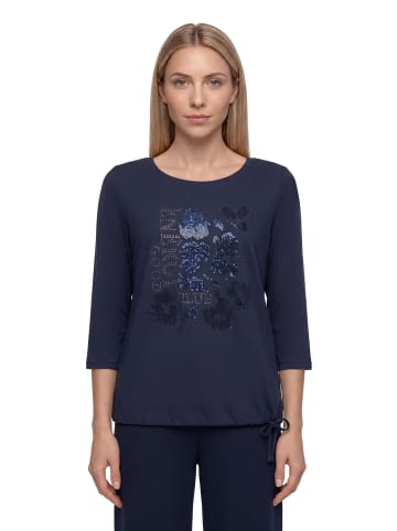 Betty Barclay Casual-Shirt mit Tunnelzug in dunkelblau