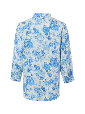 Franco Callegari Leinenbluse in royal - 0045