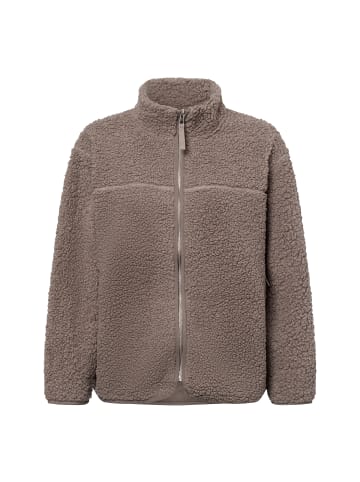 Marie Lund Sweatjacke in taupe - 0003
