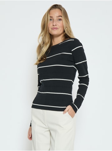 minus T-Shirt in Black Stripe