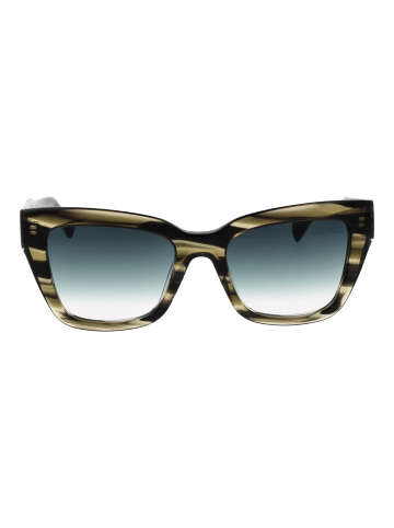 Bulget Frauen Sonnenbrille Schmetterling Olive