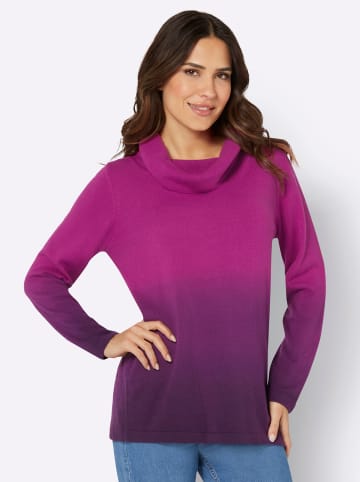 Sieh an! Rollkragenpullover in magenta-traube