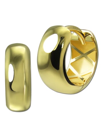 GoldDream Gold, 333er Gelbgold Damen Creolen Glanz Ohrring ca. 12mm
