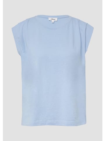 s.Oliver T-Shirt in 5083_hellblau