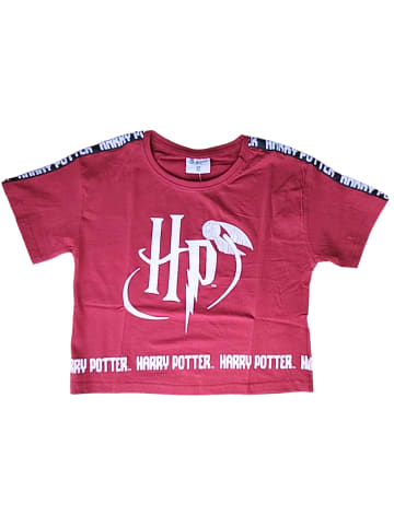 Harry Potter T-Shirt Harry Potter Crop Top  in Bordeaux