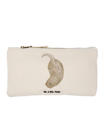 Mr. & Mrs. Panda Schminktasche Otter Kopfüber ohne Spruch in Weiß